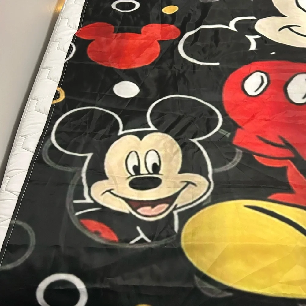 Mickey Mouse Nylon Shower Curtain or Wall Hanging w/Grommets 70”Wx 72”H